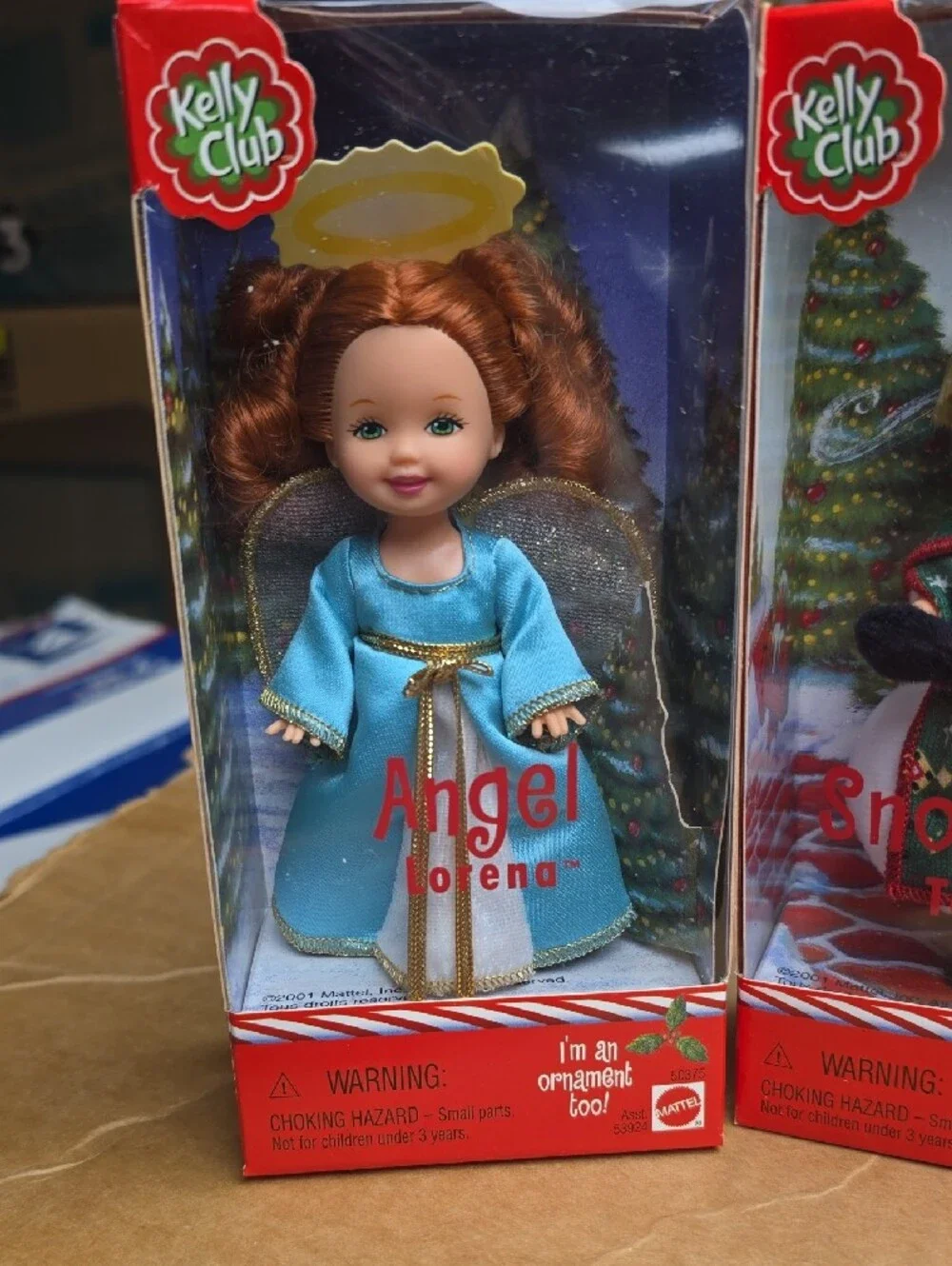 Kelly Club Holiday Doll Ornament  Collection- 2001 Barbie